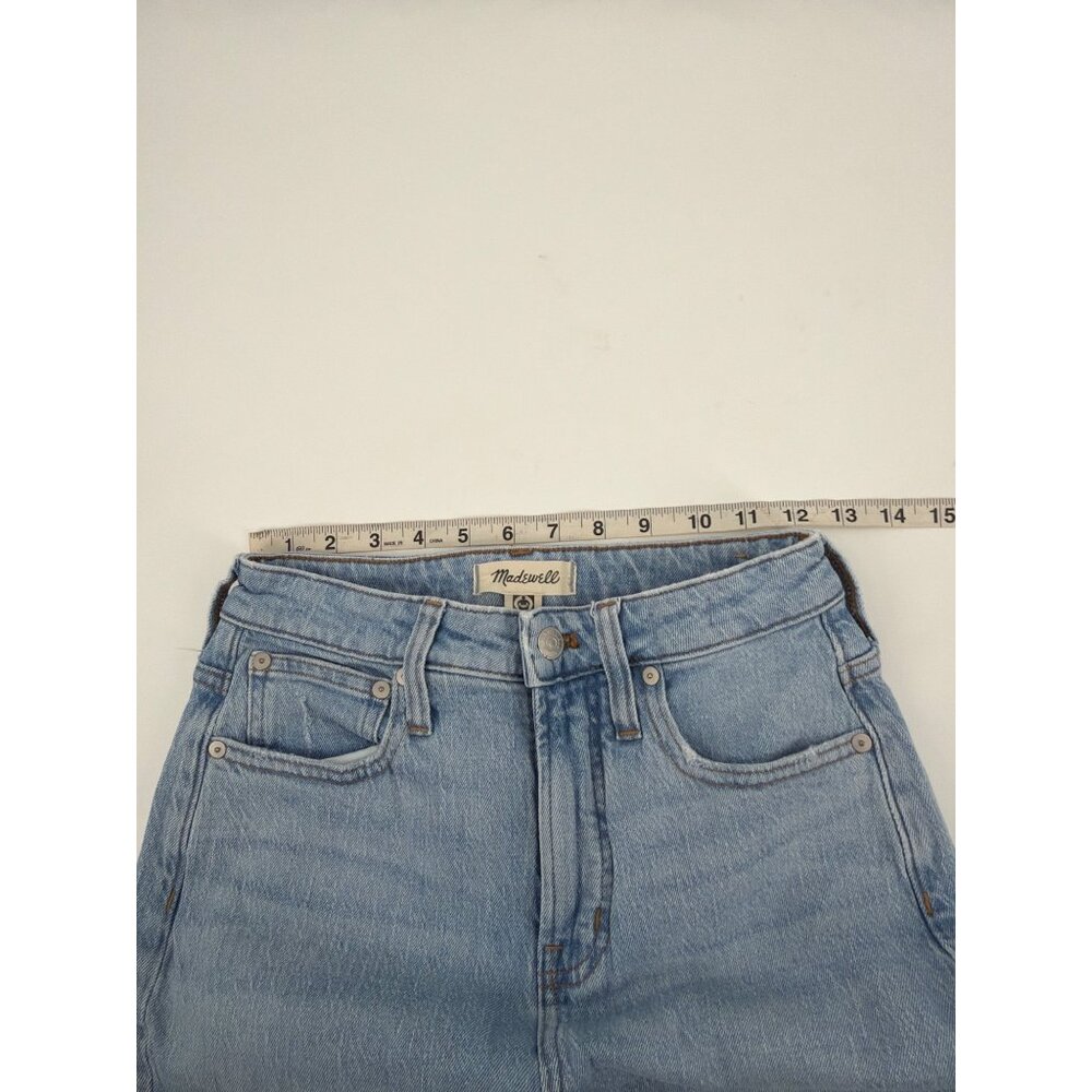 Madewell Womens 25 The Curvy Perfect Vintage Jeans Light Wash Denim Straight Leg - Picture 6 of 8